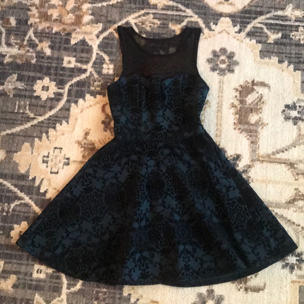 Emerald green cocktail dress